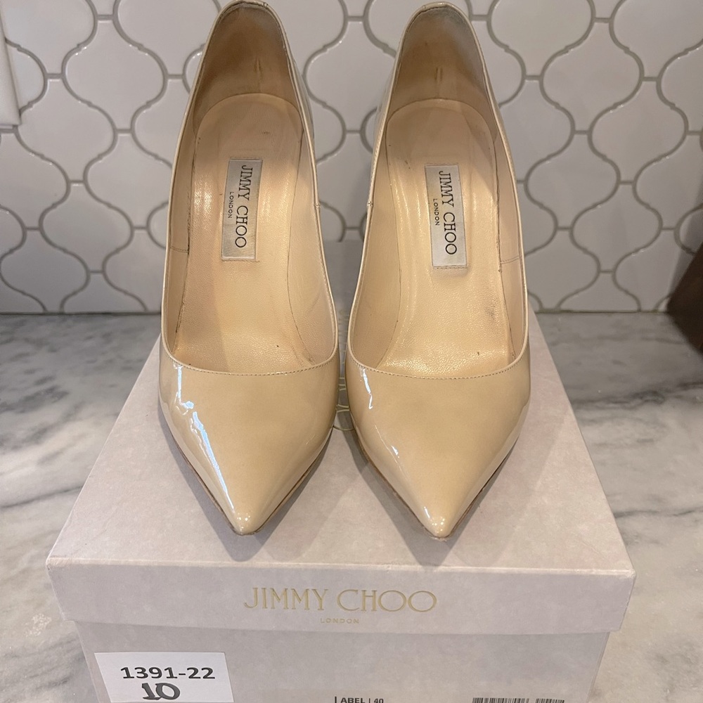 Jimmy Choo Abel patent leather heels